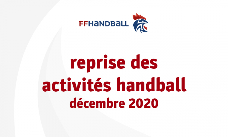 Reprise des activités handball – màj 14 décembre 2020