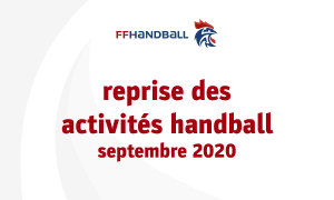 Reprise des activités handball – màj 17 septembre 2020