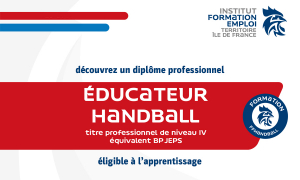Titre IV professionnel – Éducateur de handball (2021-2022)