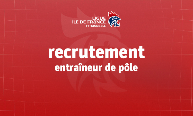 Recrutement entraîneur pôle masculin / formateur