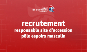 Recrutement responsable site d'accession – pôle espoirs masculin